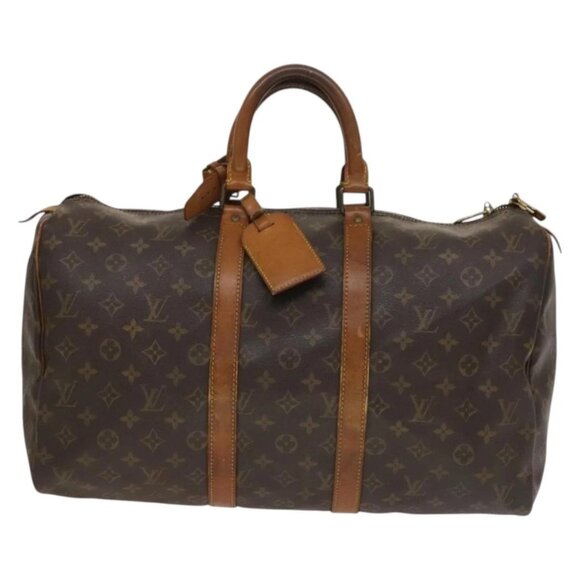 LOUIS VUITTON Monogram Keepall 45 Boston Bag M41428 LV Auth 127942 - Picture 11 of 14